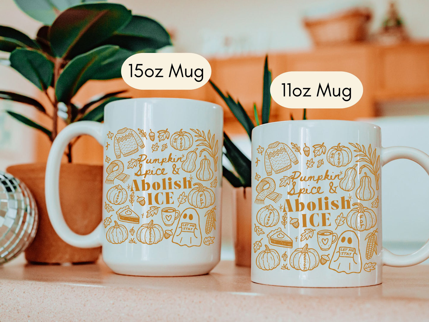 Abolish Ice Subtle Fuck Trump Hidden Message Mug