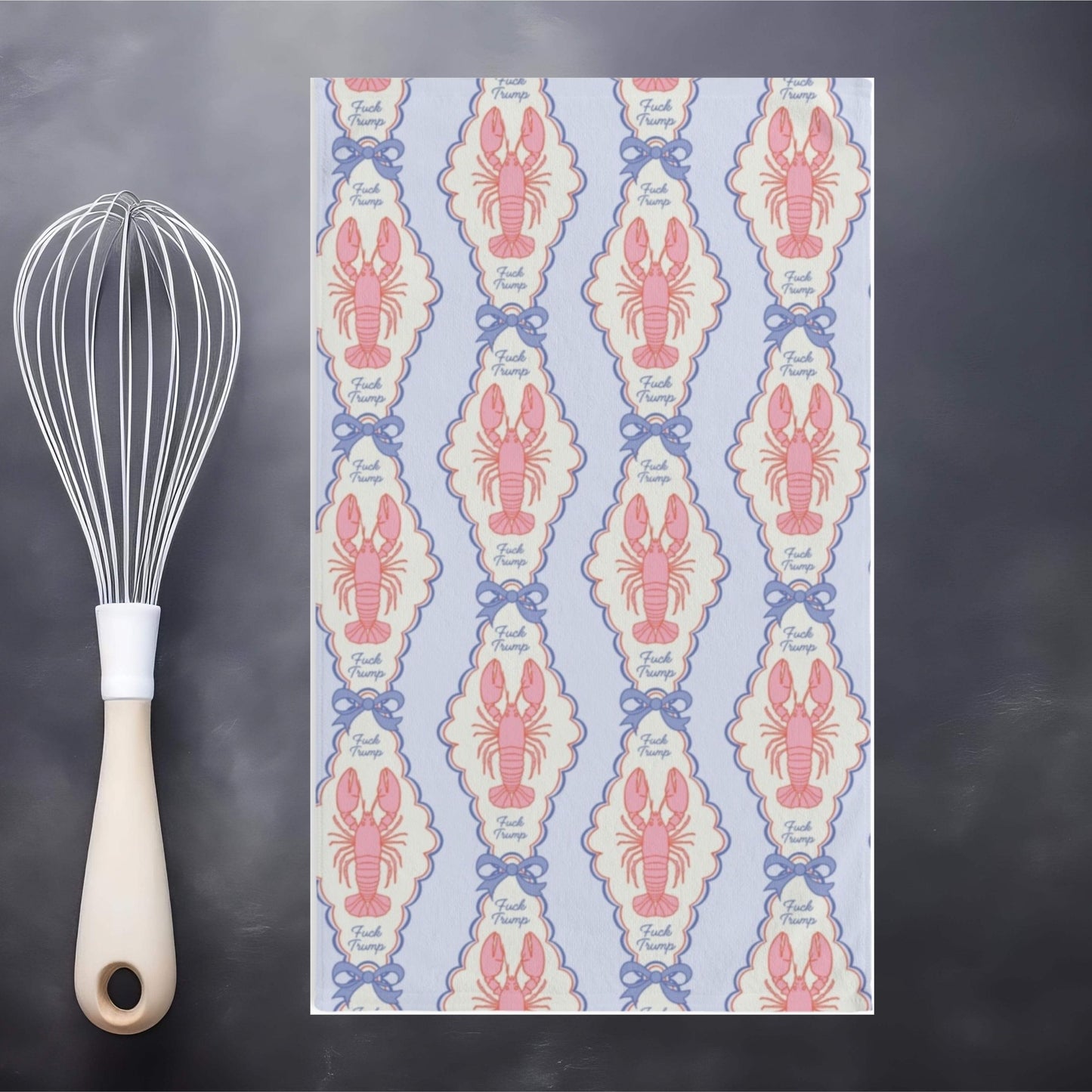 Fuck Trump Lobster Kitchen or Hand Towel