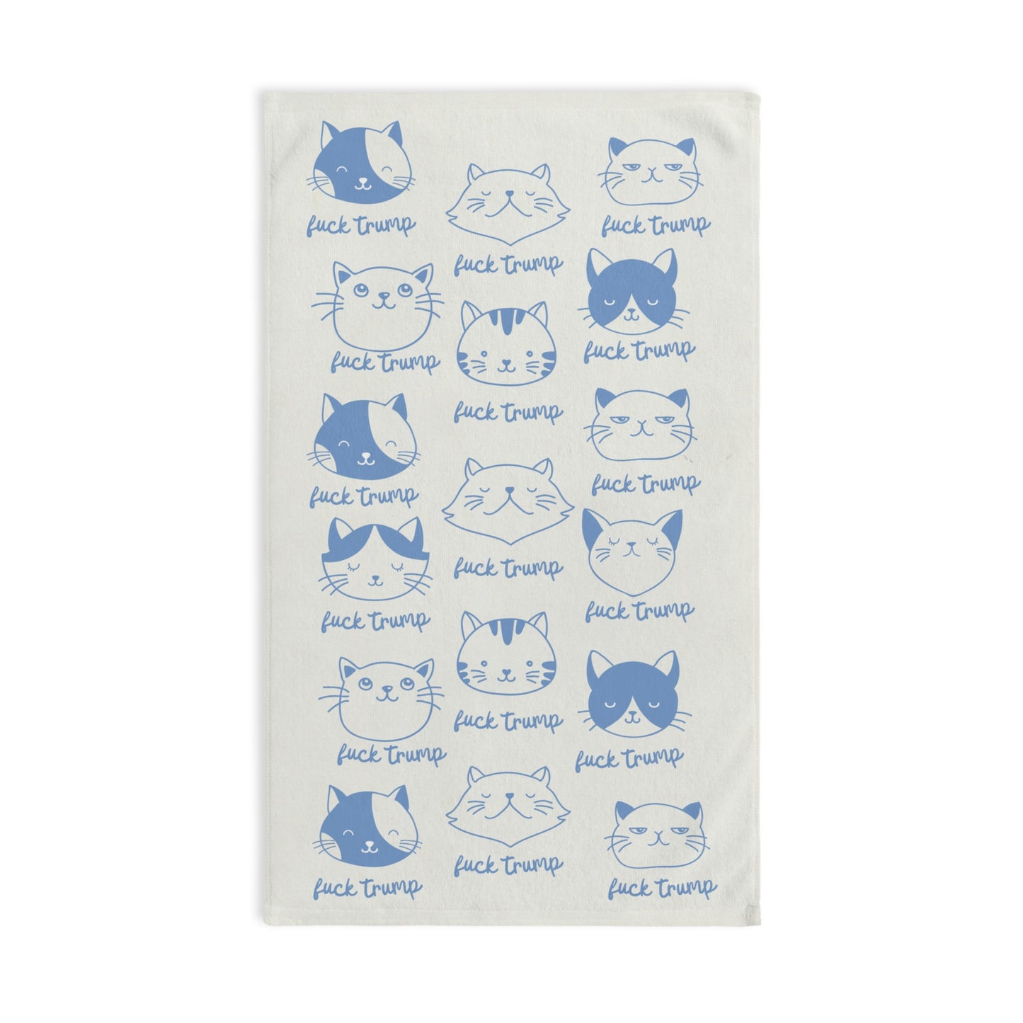 Fuck Trump Hand Towel Kitten Snarky Dish Towel
