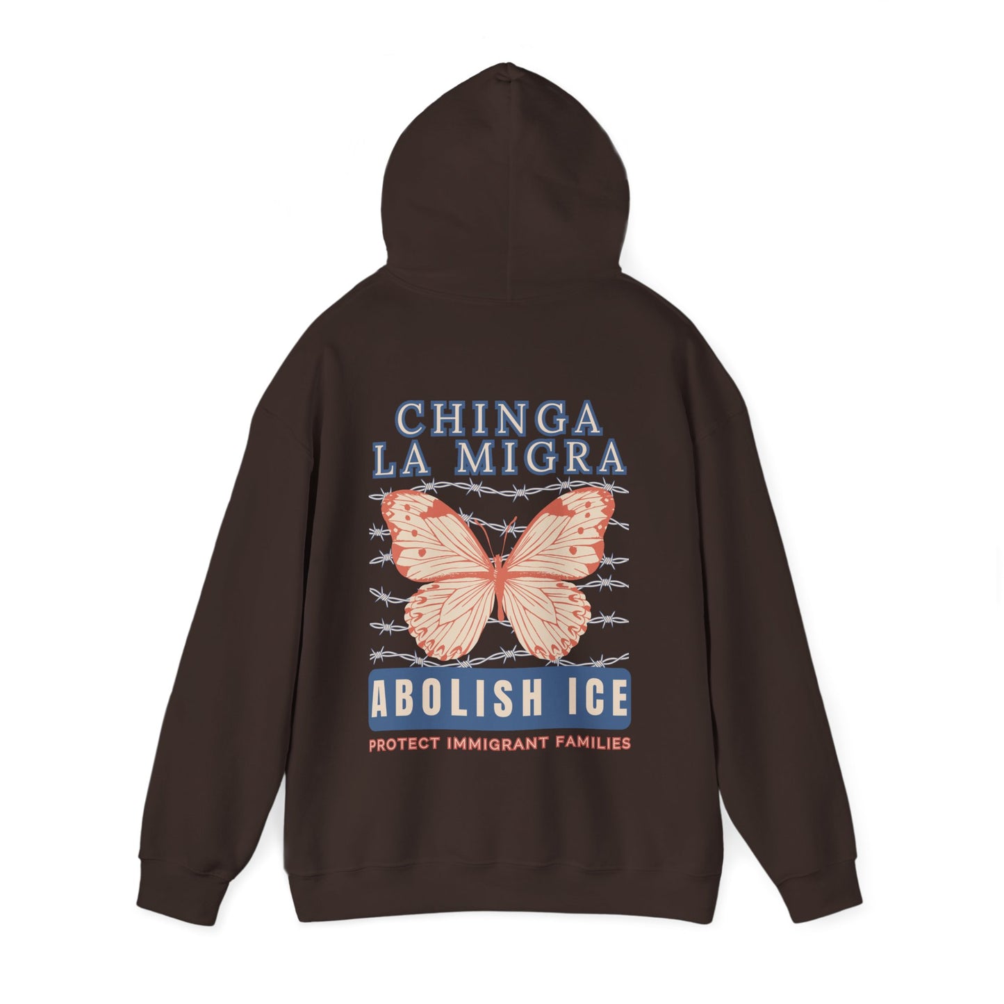 Chinga La Migra Hoodie Abolish Ice Hooded Sweatshirt