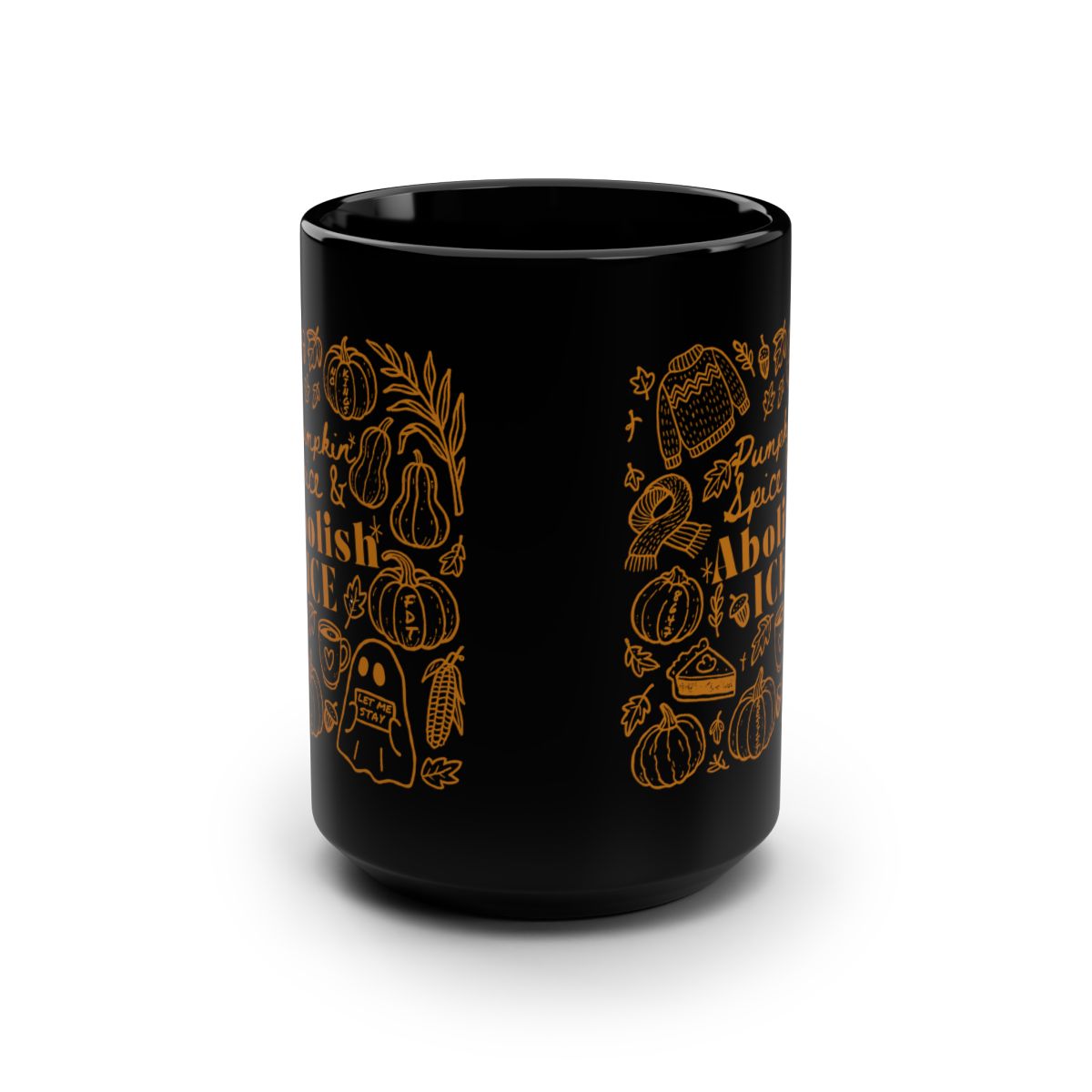 Abolish Ice Subtle Fuck Trump Hidden Message 15oz Mug