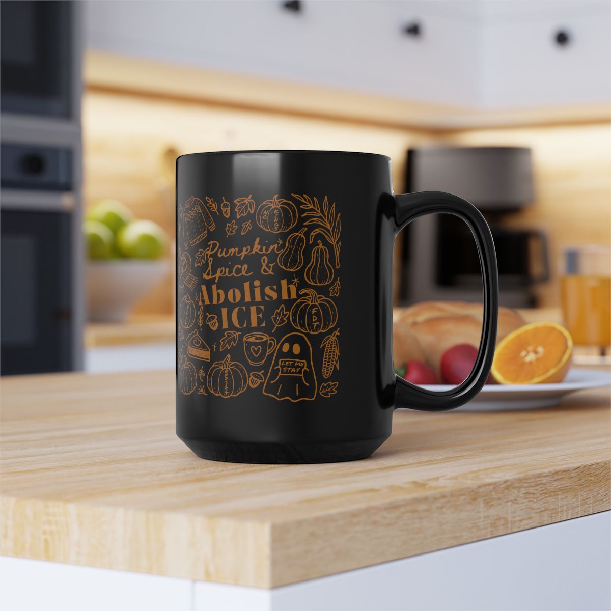 Abolish Ice Subtle Fuck Trump Hidden Message Mug