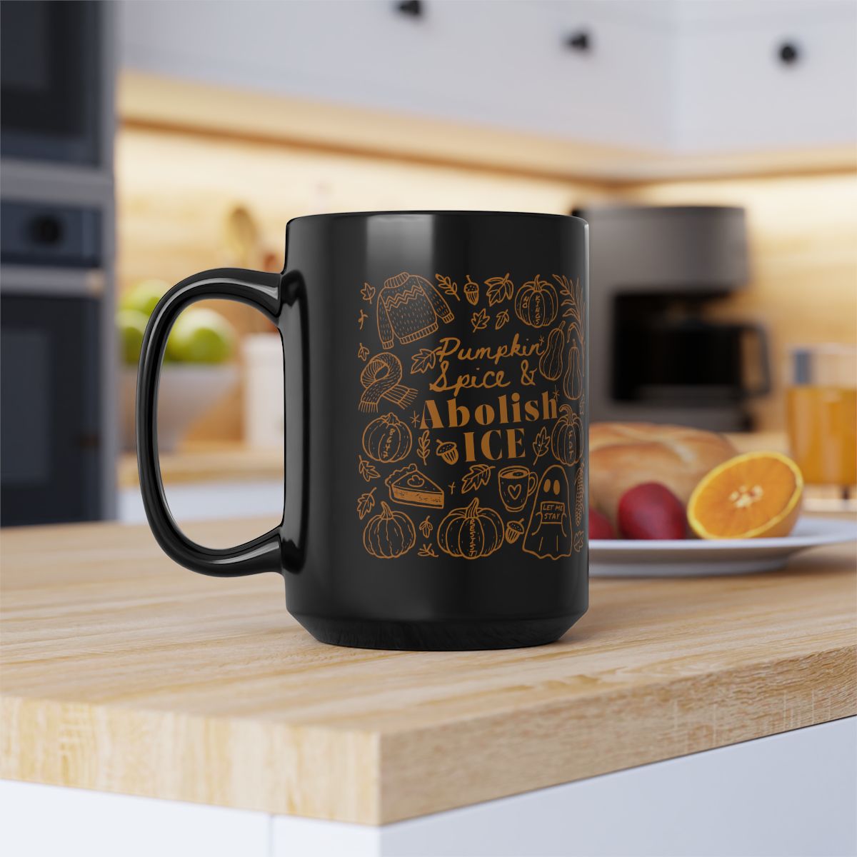 Abolish Ice Subtle Fuck Trump Hidden Message Mug