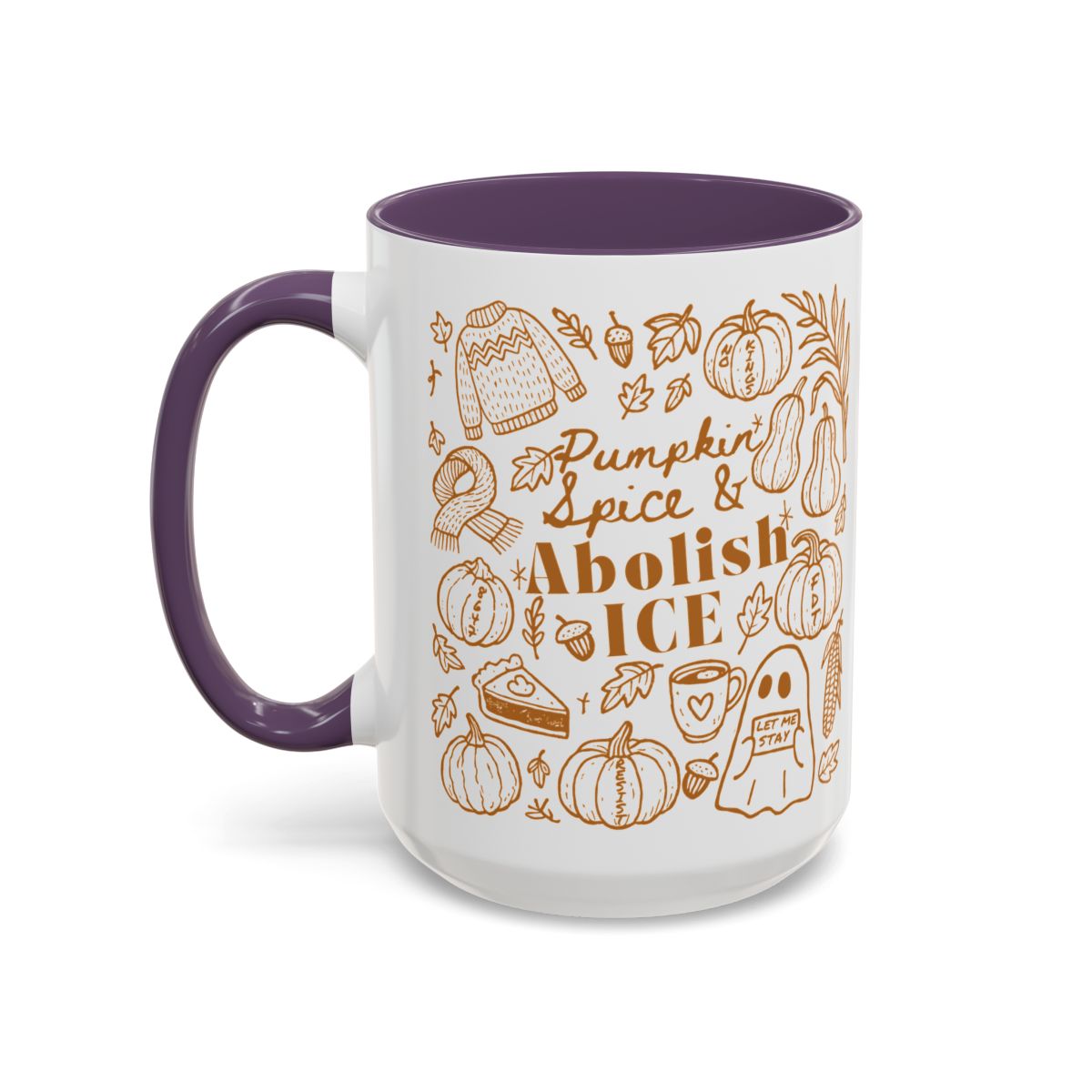 Abolish Ice Subtle Fuck Trump Hidden Message Mug