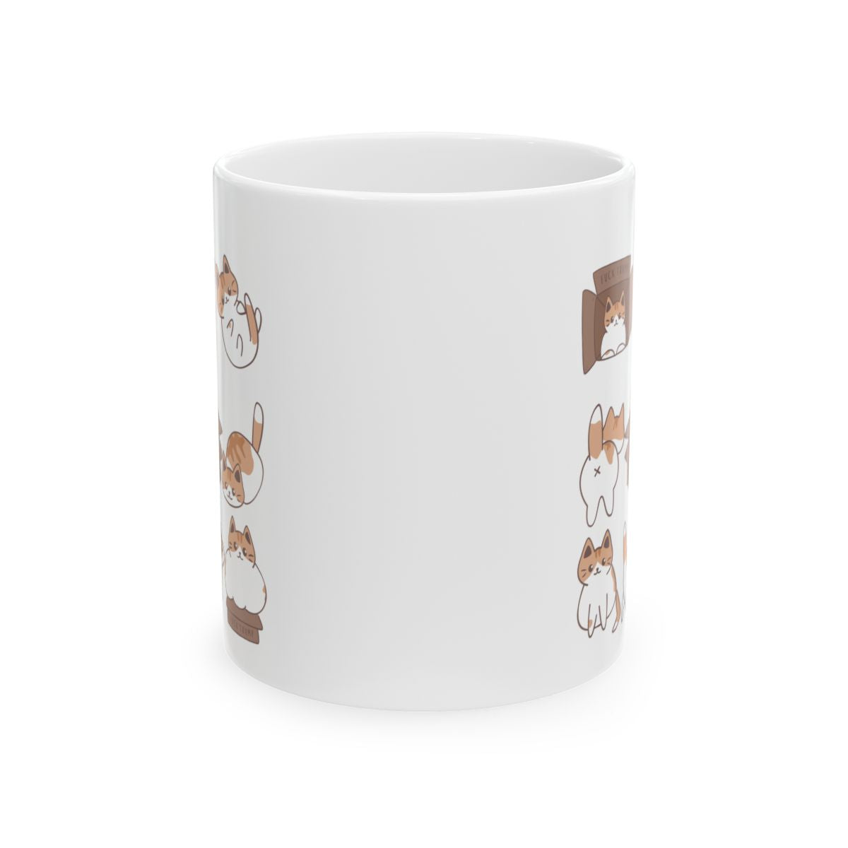 Subtle Fuck Trump Calico Cat Hidden Message Mug