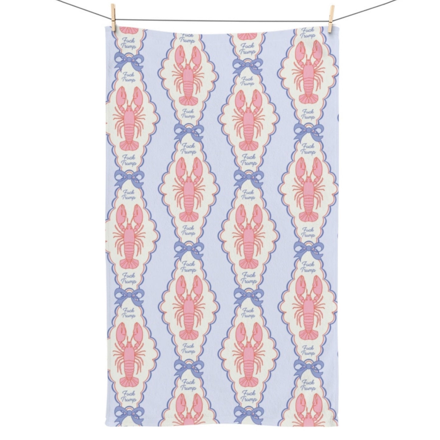 Fuck Trump Lobster Kitchen or Hand Towel
