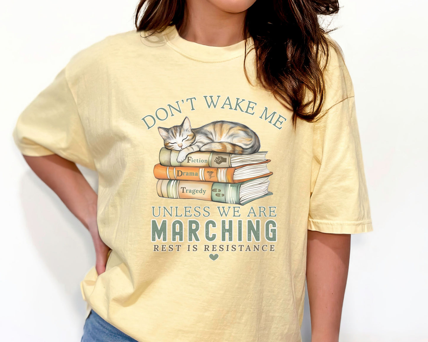 Don't Wake Me Subtle Anti Trump Comfort Colors Shirt