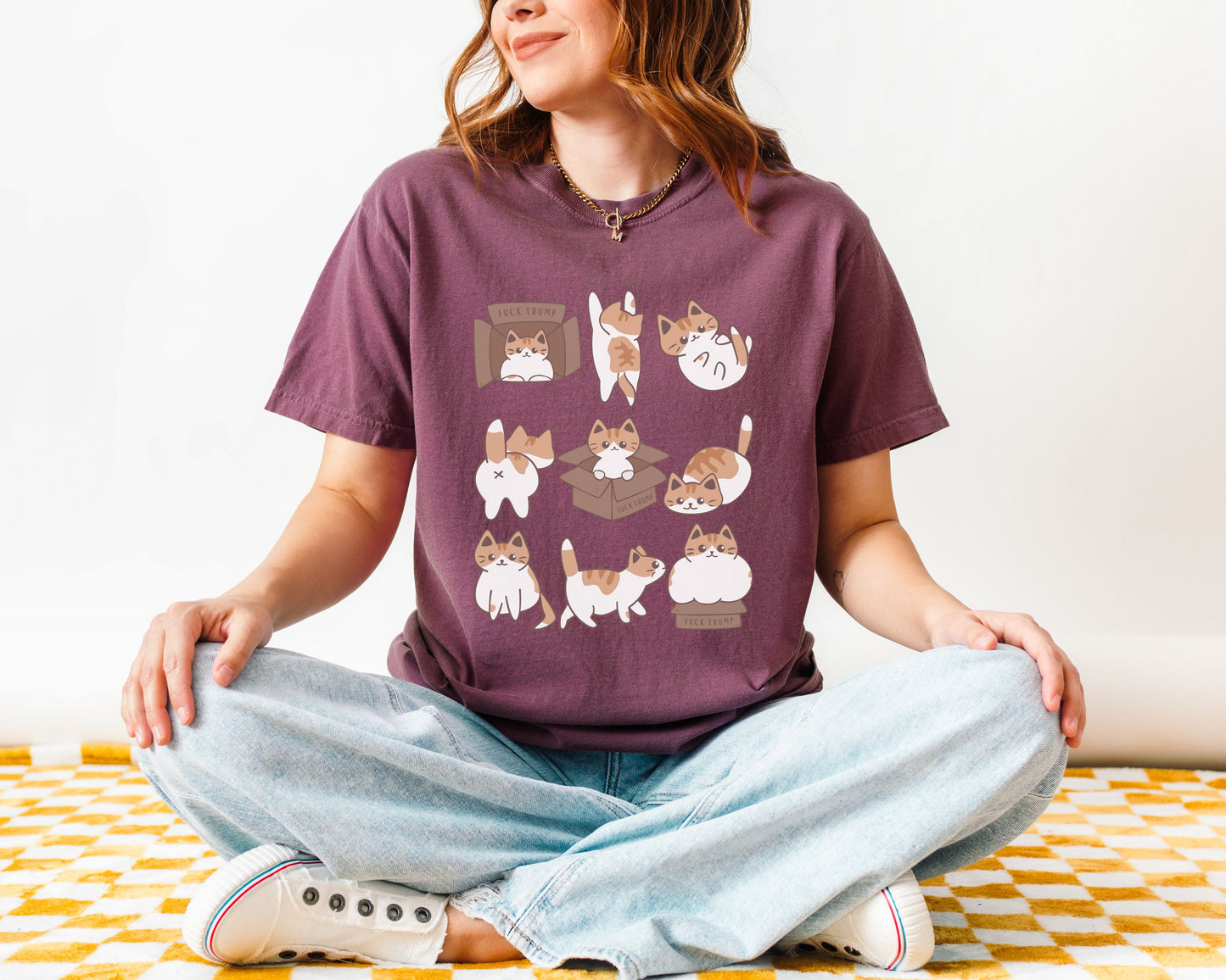Calico Cat Fuck Trump Shirt Comfort Colors Shirt