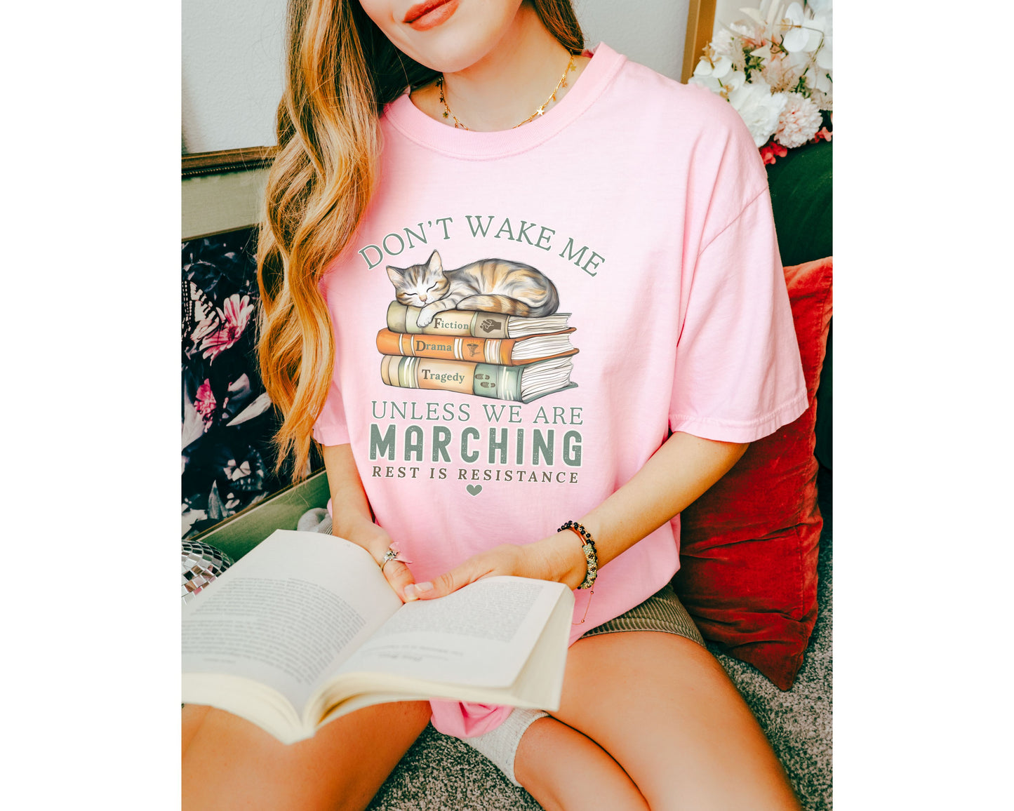 Don't Wake Me Subtle Anti Trump Comfort Colors Shirt