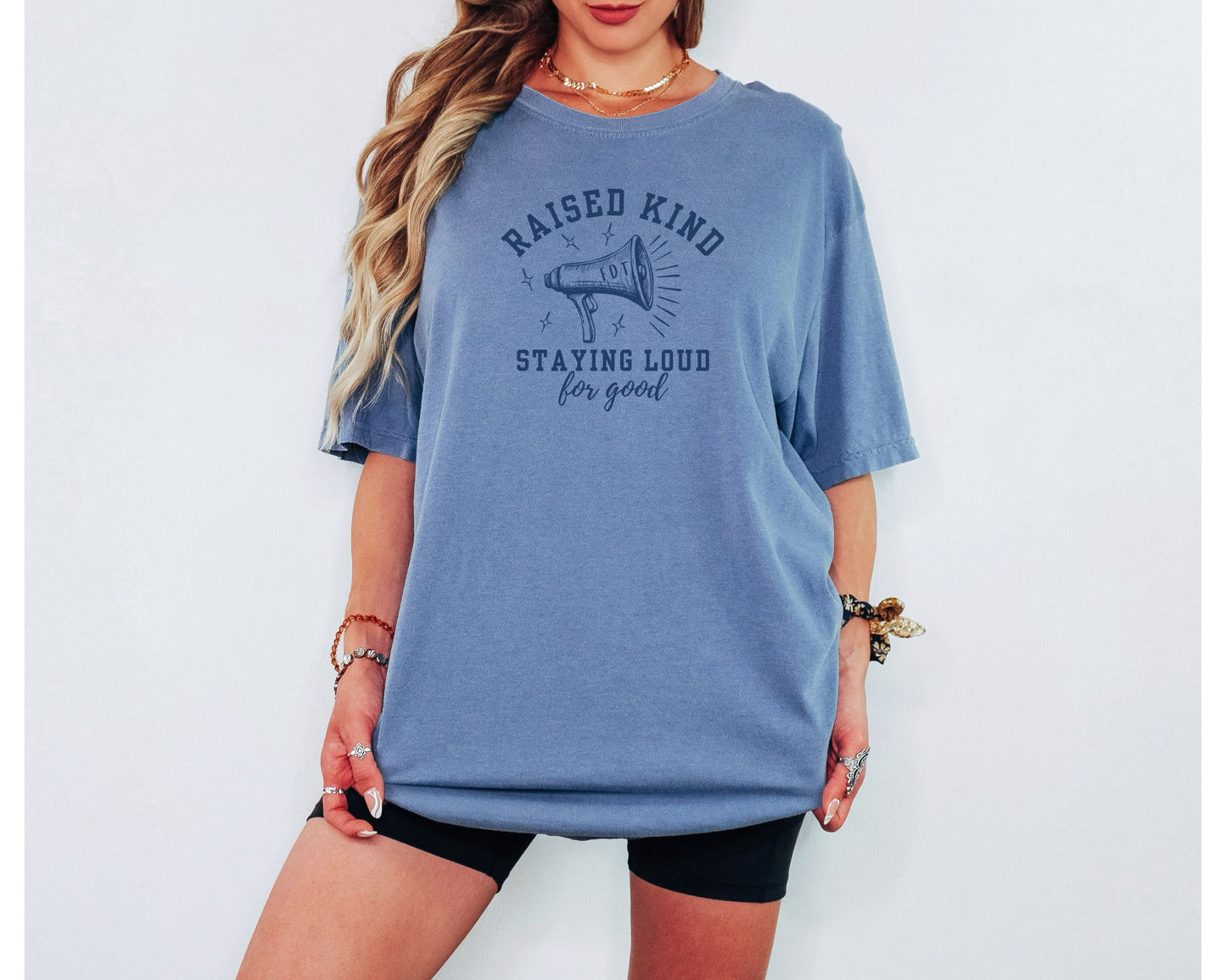 Raised Kind Staying Loud Subtle Fuck Trump Comfort Colors Shirt