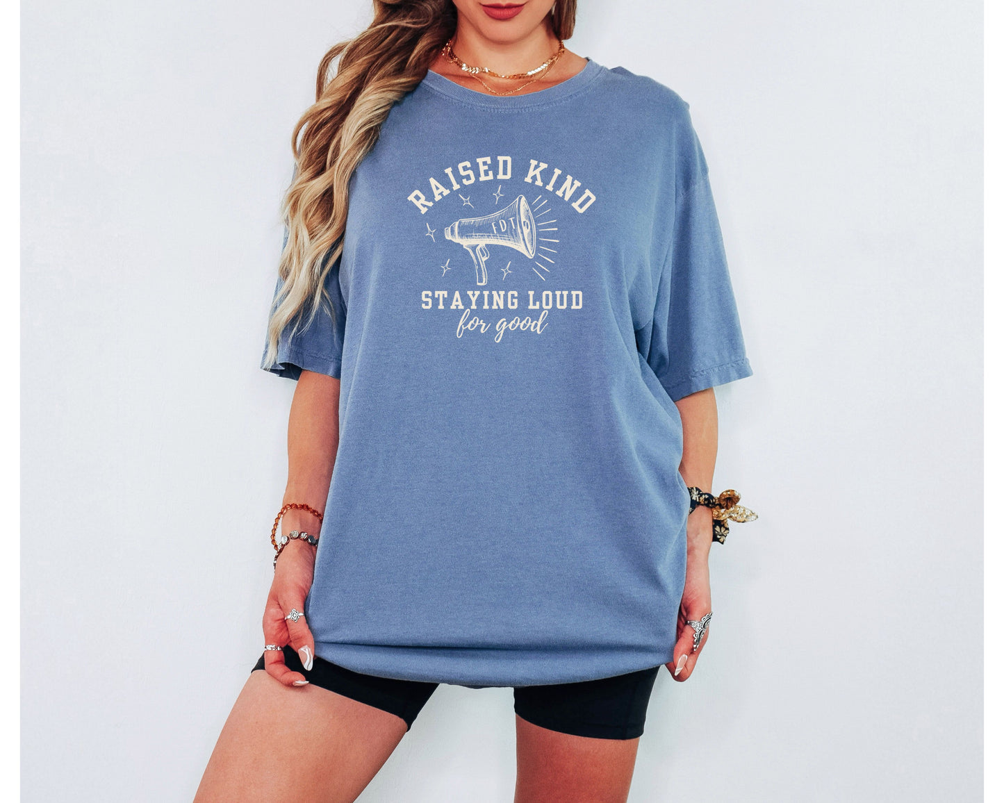 Raised Kind Staying Loud Subtle Fuck Trump Comfort Colors Shirt
