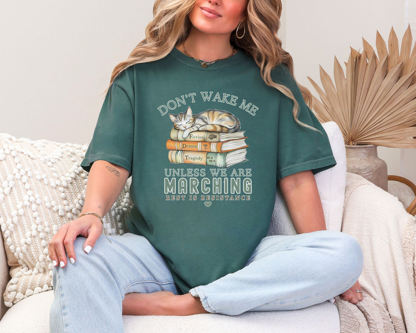 Don't Wake Me Subtle Anti Trump Comfort Colors Shirt