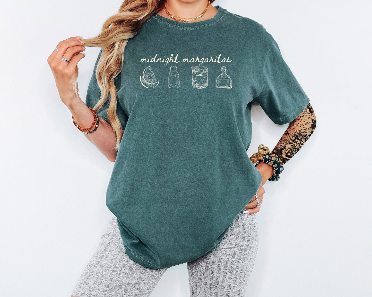 Midnight Margaritas Comfort Colors Tee Shirt