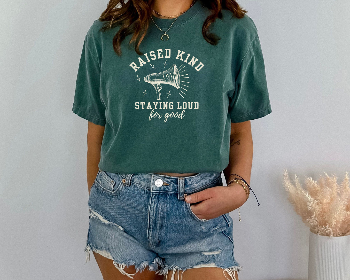 Raised Kind Staying Loud Subtle Fuck Trump Comfort Colors Shirt