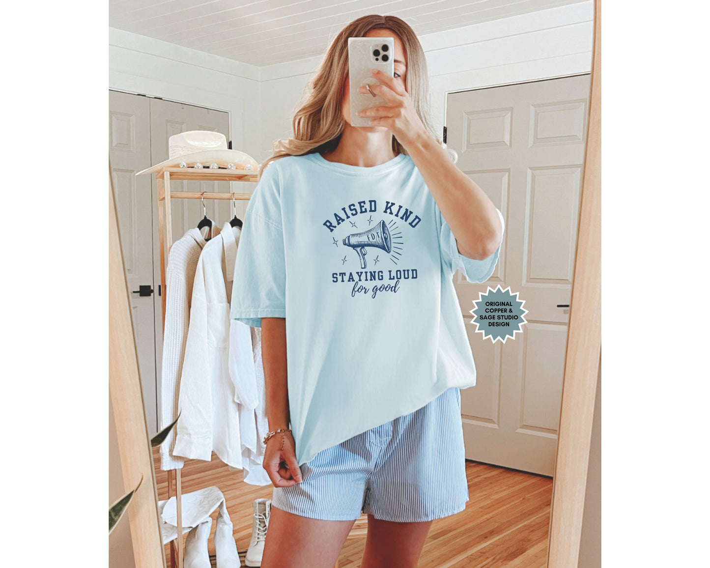 Raised Kind Staying Loud Subtle Fuck Trump Comfort Colors Shirt