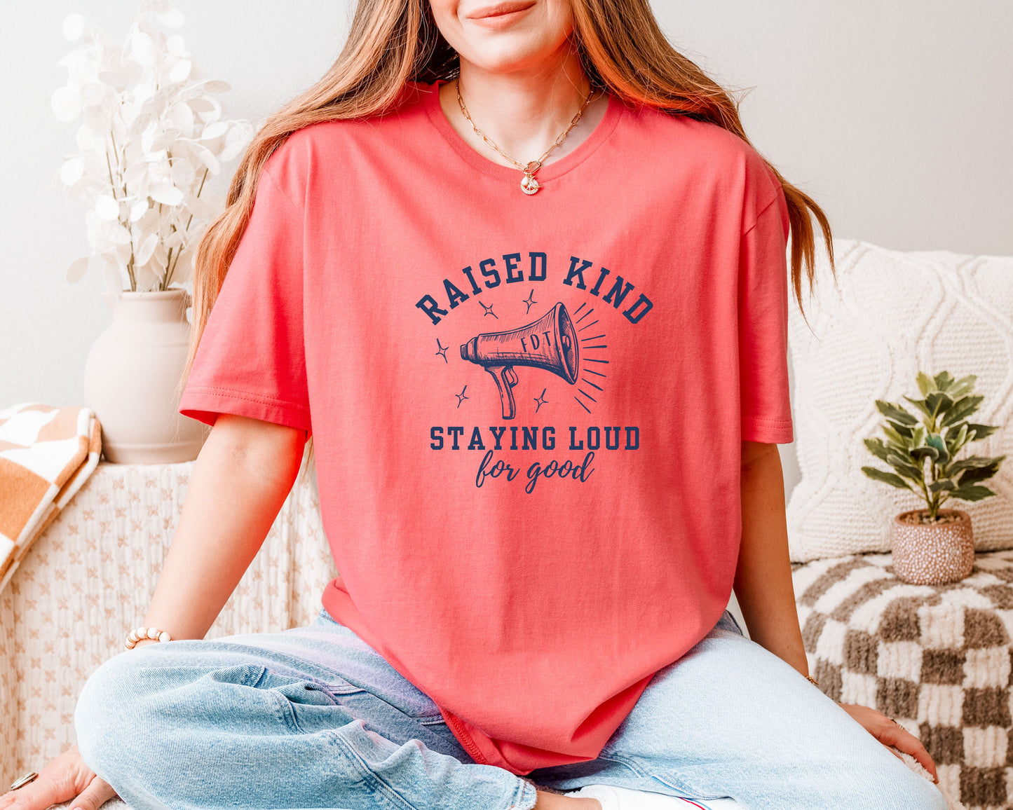 Raised Kind Staying Loud Subtle Fuck Trump FDT Shirt