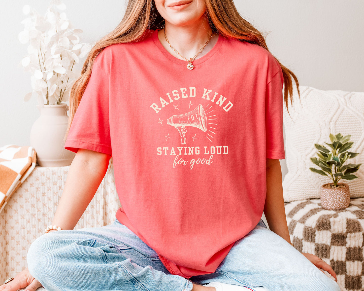 Raised Kind Staying Loud Subtle Fuck Trump FDT Shirt