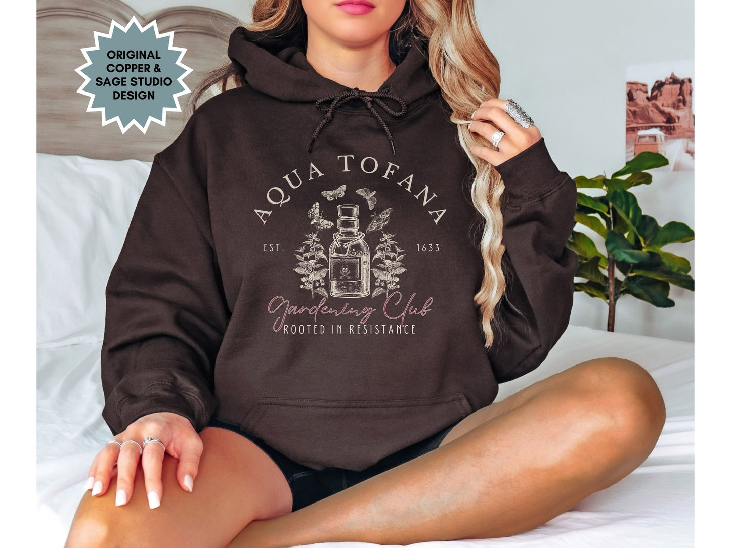 Aqua Tofana Gardening Club Resistance Hooded Sweatshirt