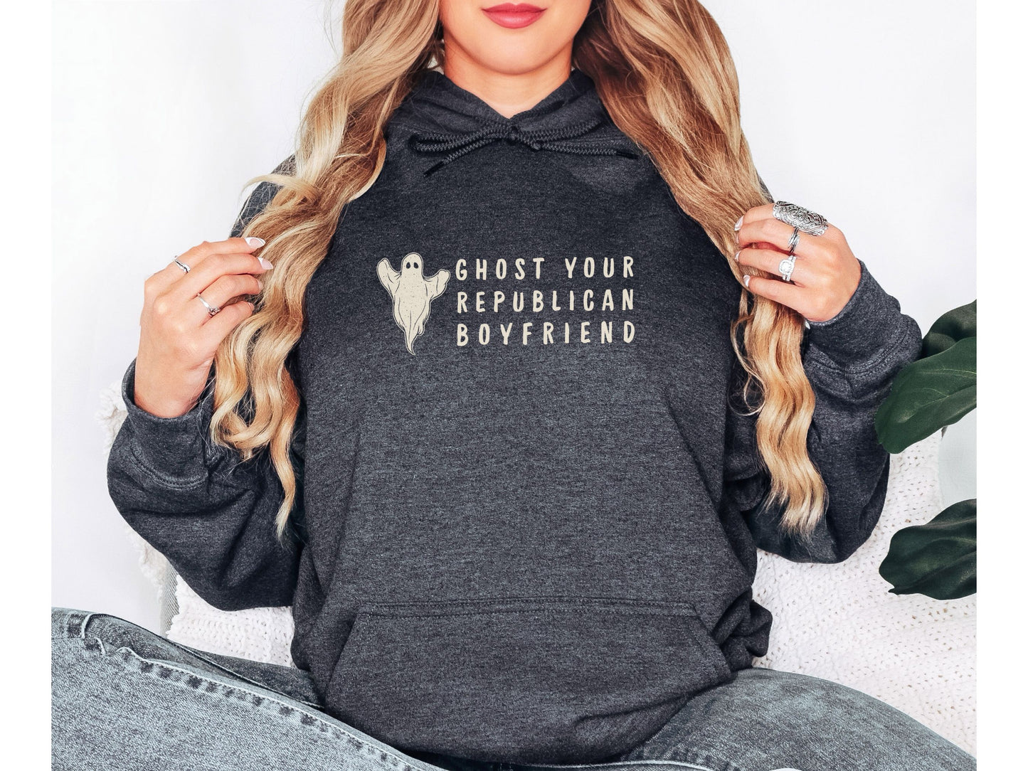 Ghost Your Republican Boyfriend Halloween Hooded Sweatshirt
