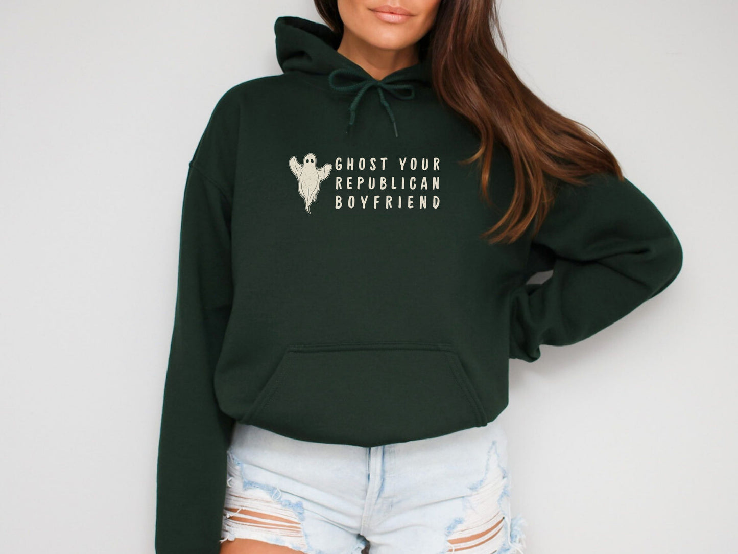 Ghost Your Republican Boyfriend Halloween Hooded Sweatshirt