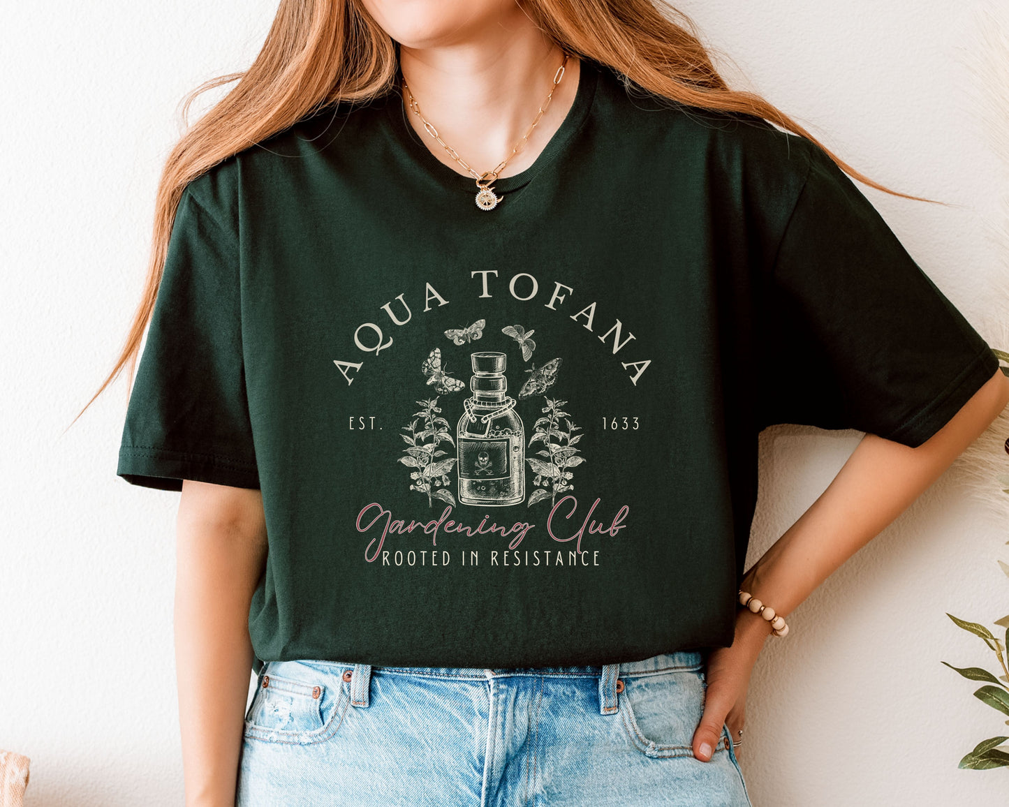 Aqua Tofana Gardening Club Resistance Tee Shirt