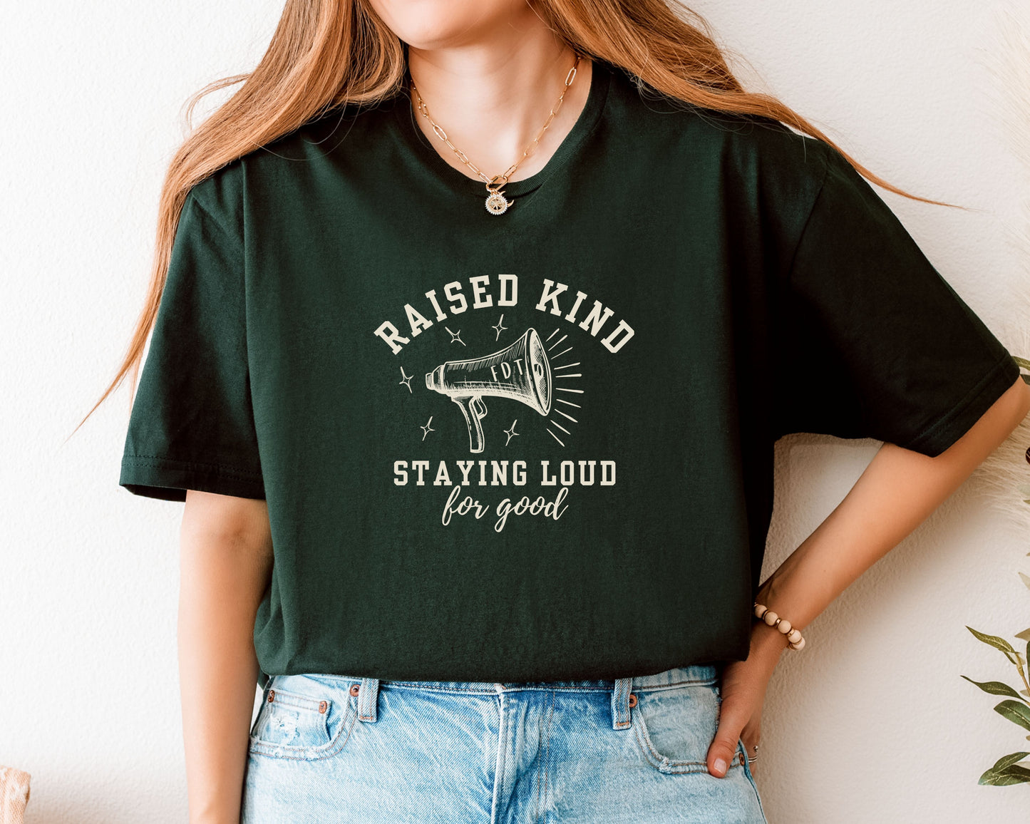 Raised Kind Staying Loud Subtle Fuck Trump FDT Shirt