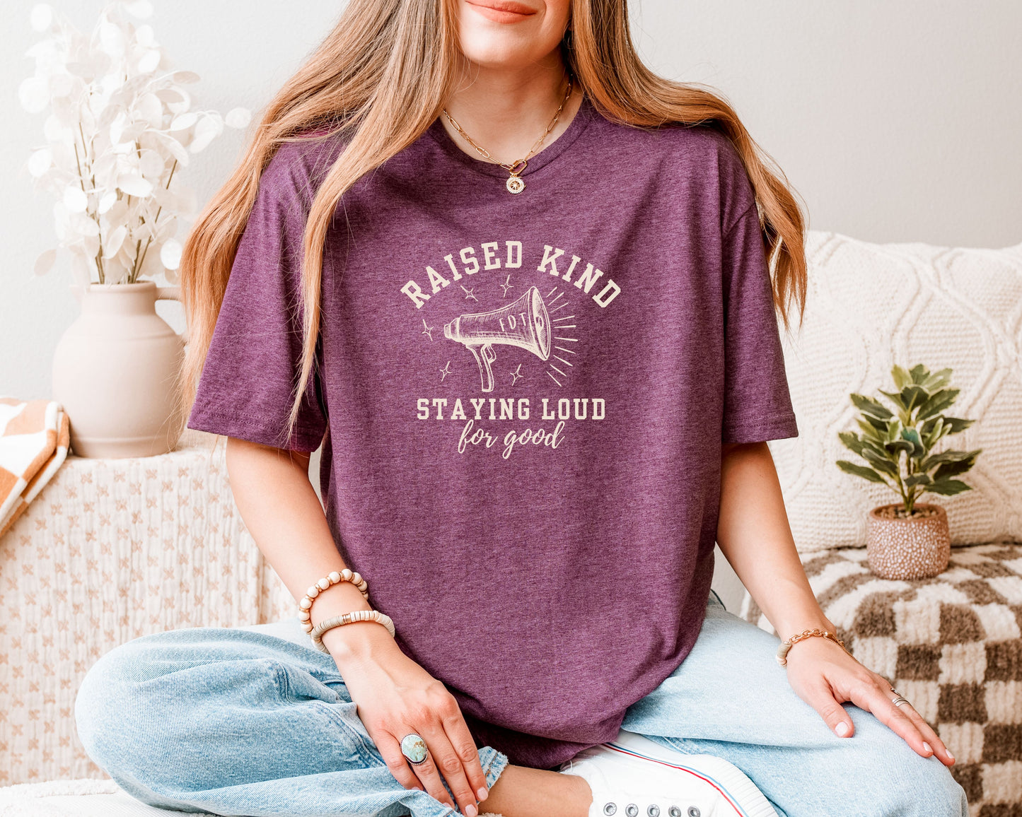 Raised Kind Staying Loud Subtle Fuck Trump FDT Shirt