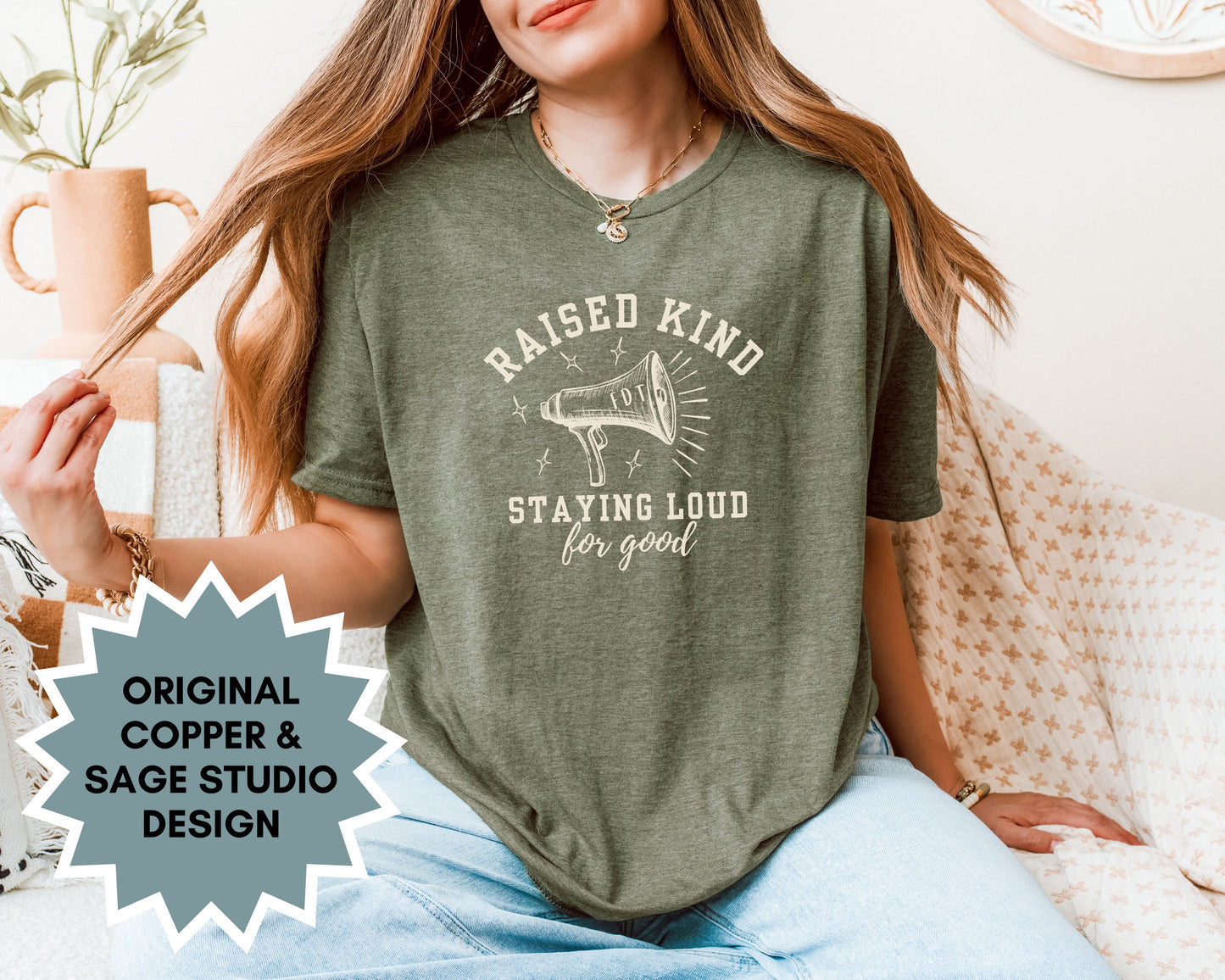 Raised Kind Staying Loud Subtle Fuck Trump FDT Shirt