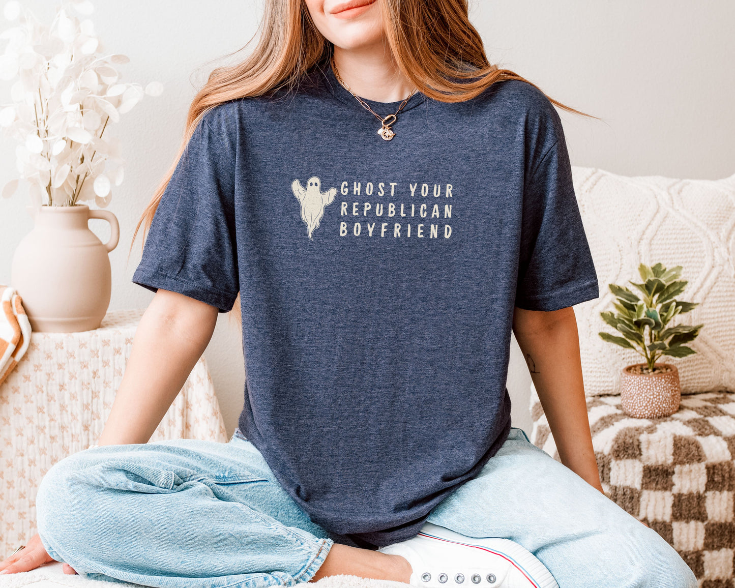 Ghost Your Republican Boyfriend Anti Maga Tee Shirt