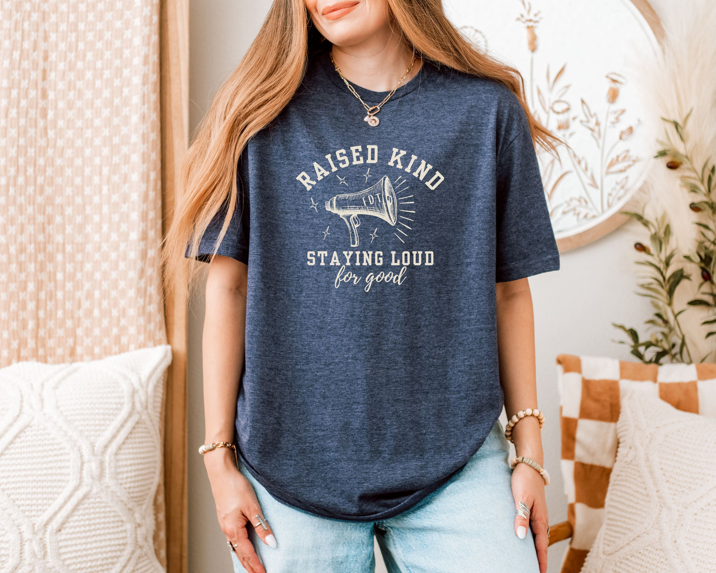 Raised Kind Staying Loud Subtle Fuck Trump FDT Shirt