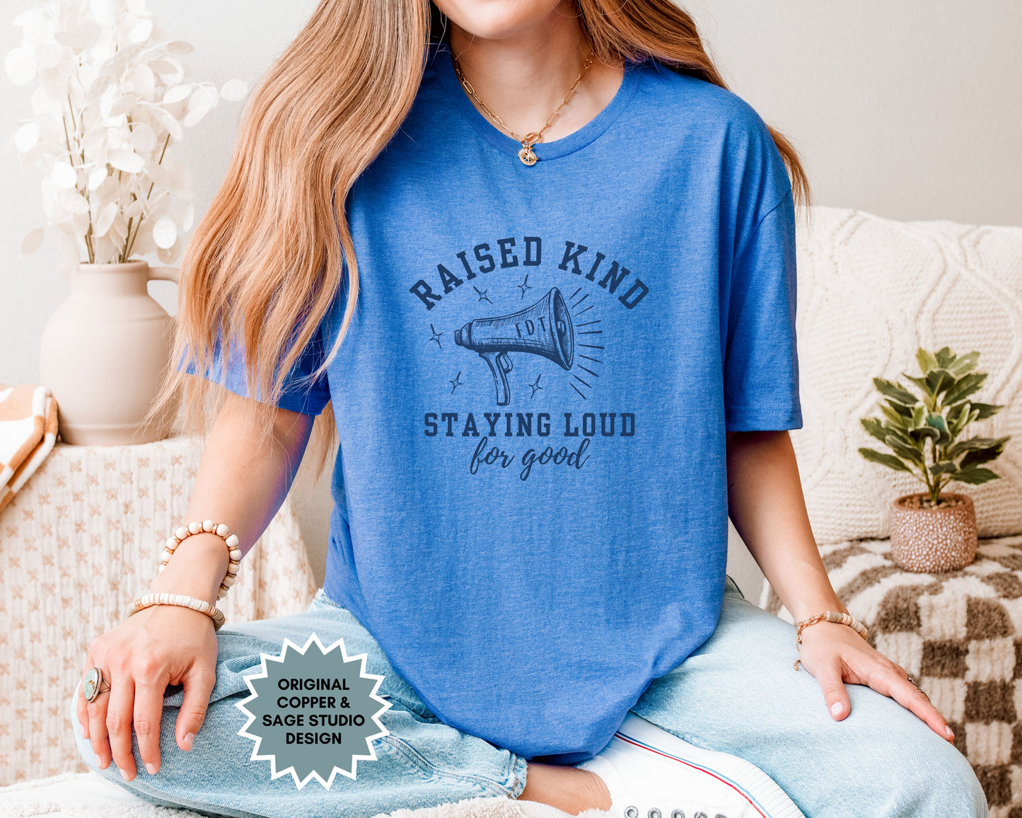Raised Kind Staying Loud Subtle Fuck Trump FDT Shirt