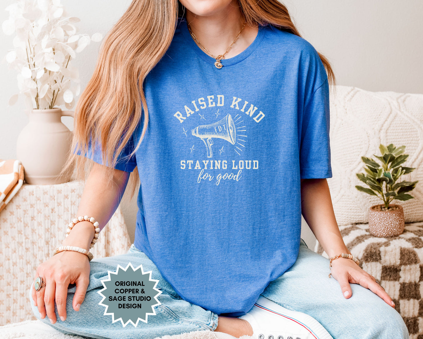 Raised Kind Staying Loud Subtle Fuck Trump FDT Shirt