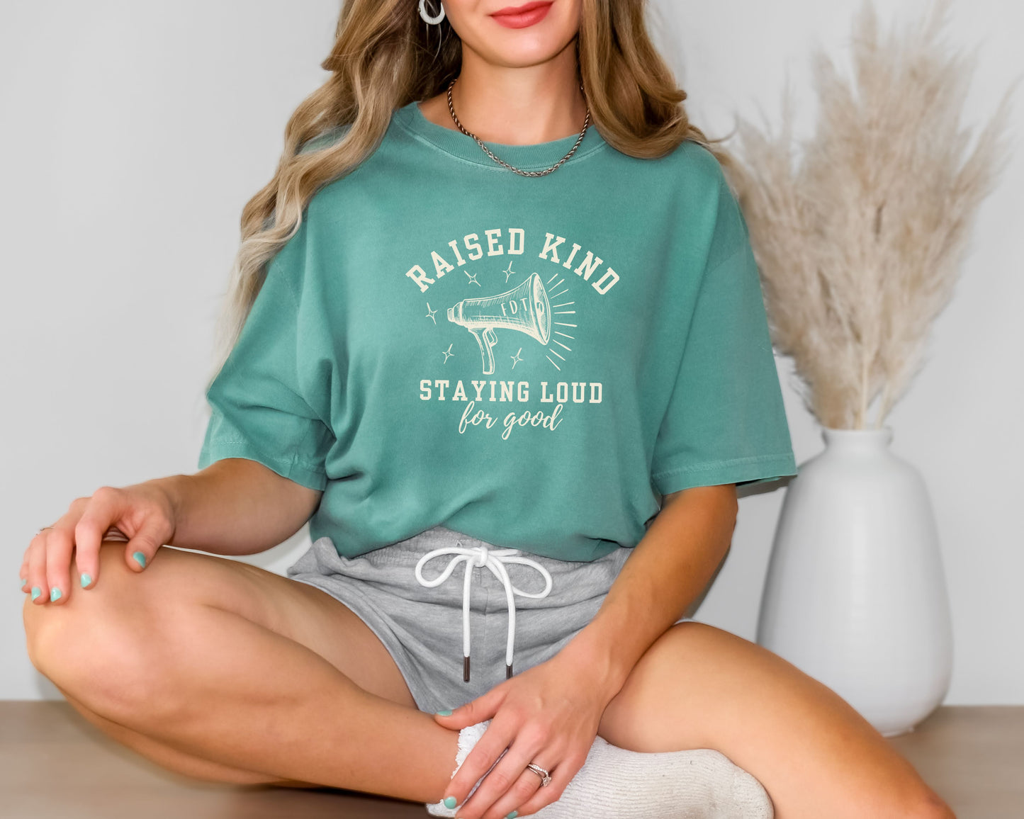 Raised Kind Staying Loud Subtle Fuck Trump Comfort Colors Shirt