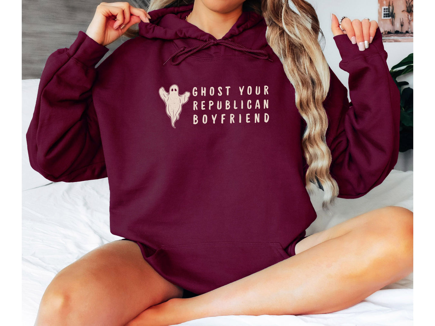 Ghost Your Republican Boyfriend Halloween Hooded Sweatshirt