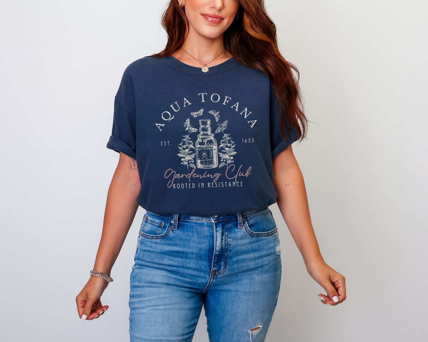 Aqua Tofana Gardening Club Resistance Comfort Colors Shirt