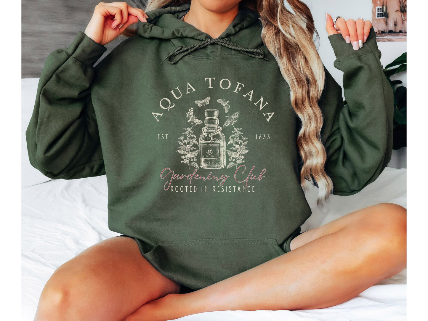 Aqua Tofana Gardening Club Resistance Hooded Sweatshirt
