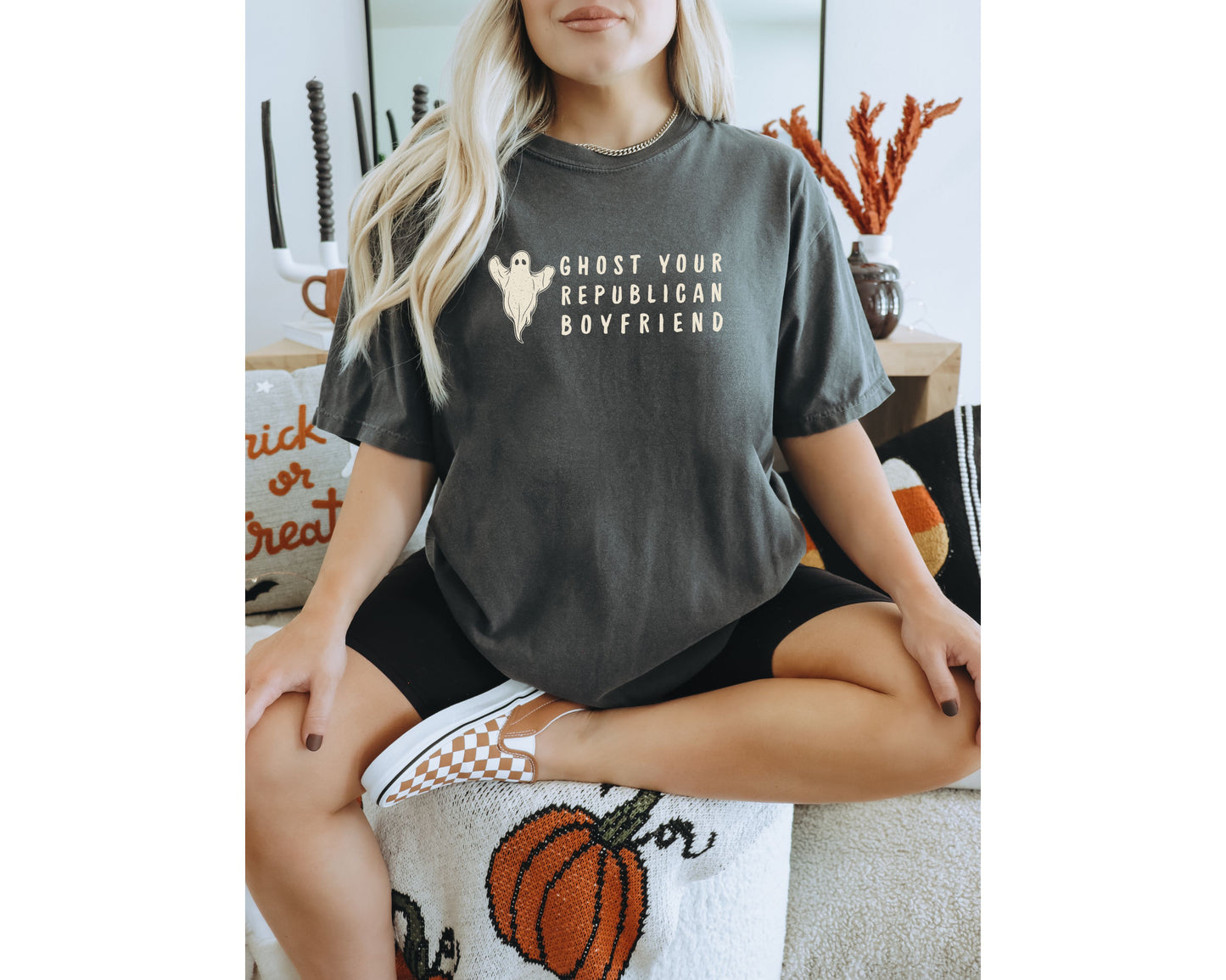 Ghost Your Republican Boyfriend Comfort Colors Halloween Shirt