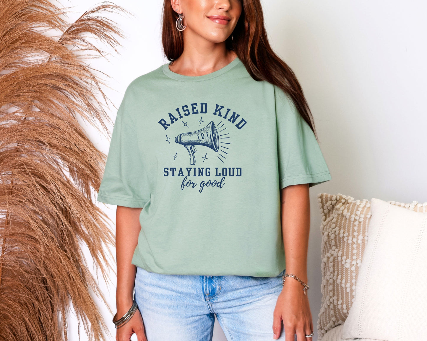 Raised Kind Staying Loud Subtle Fuck Trump FDT Shirt