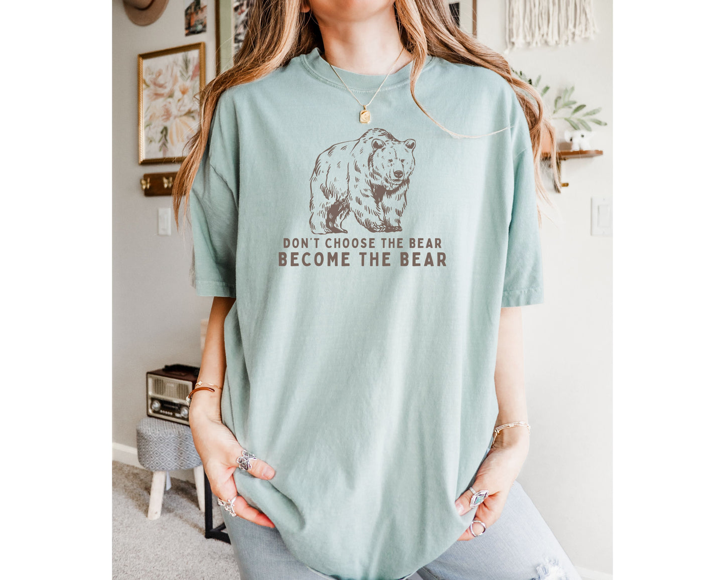 Become The Bear Radical Feminist Comfort Colors Shirt