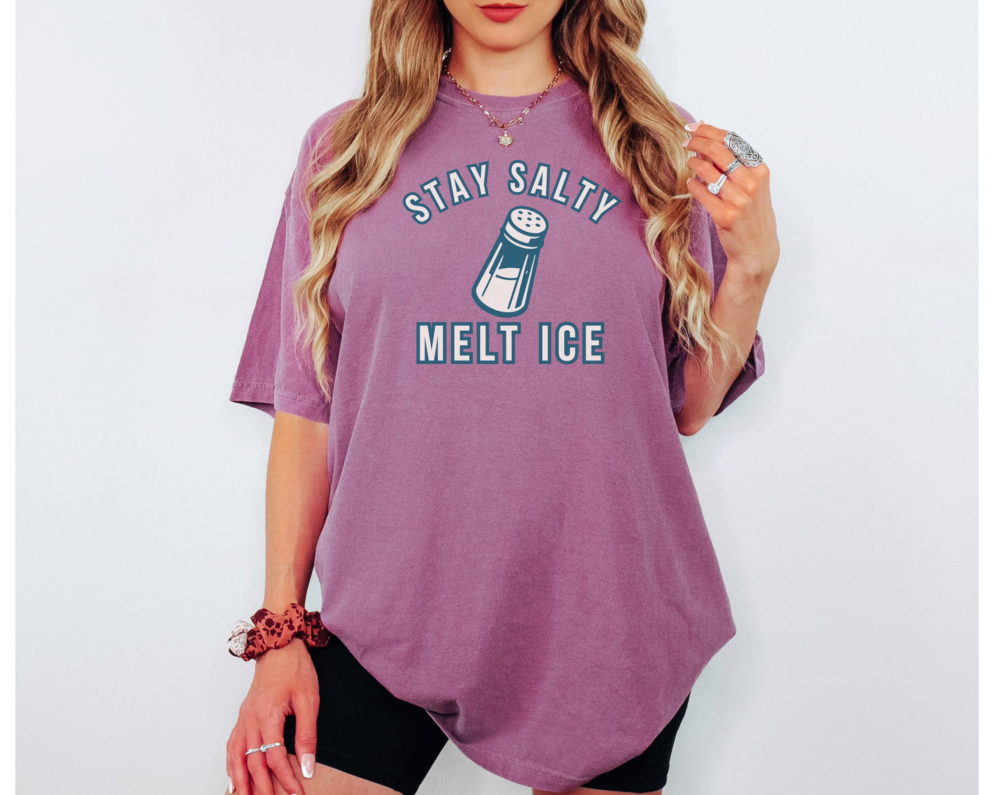 Stay Salty Melt Ice Comfort Colors Tee Shirt