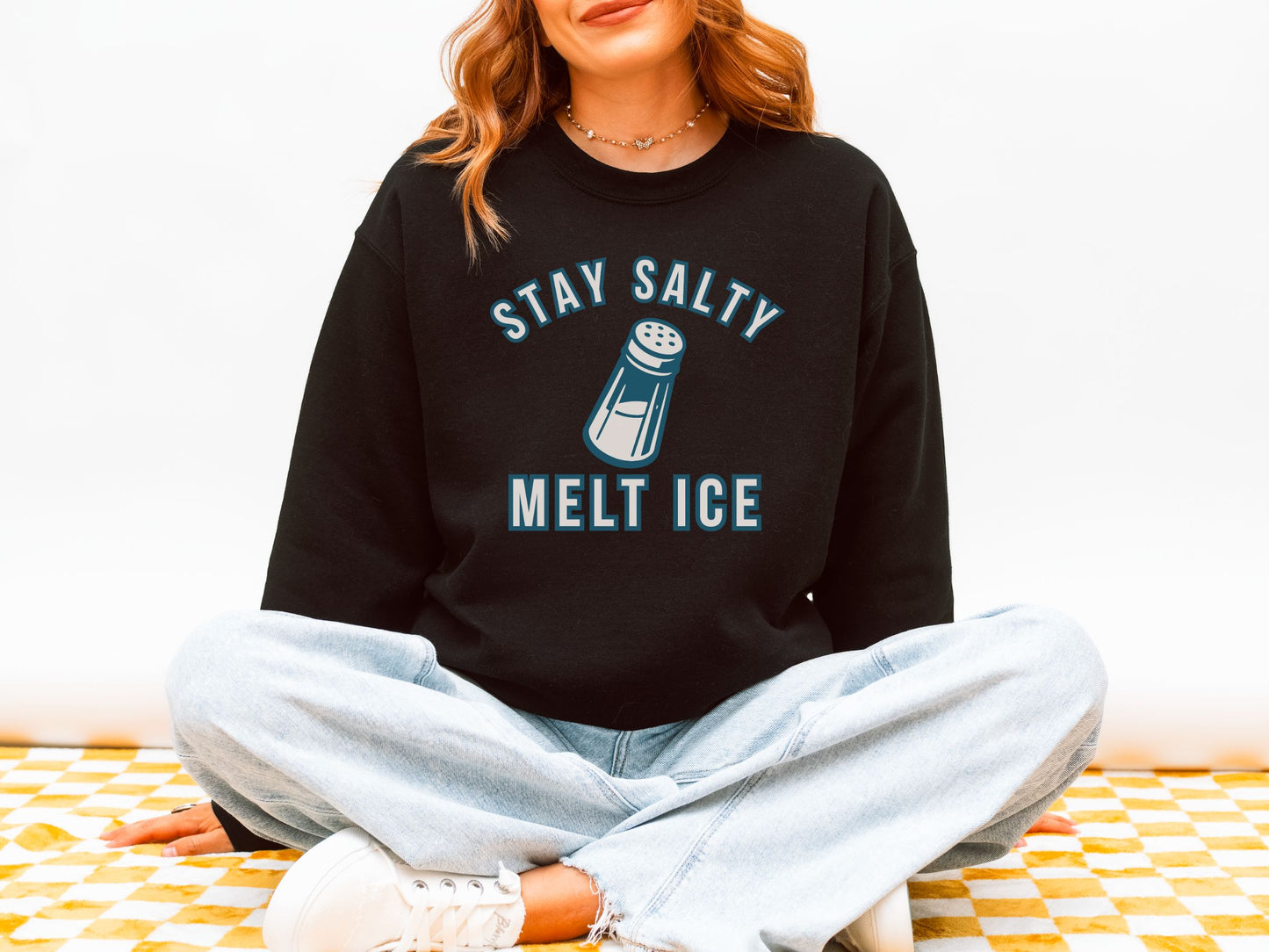 Stay Salty Melt Ice Anti Ice Crewneck Sweatshirt