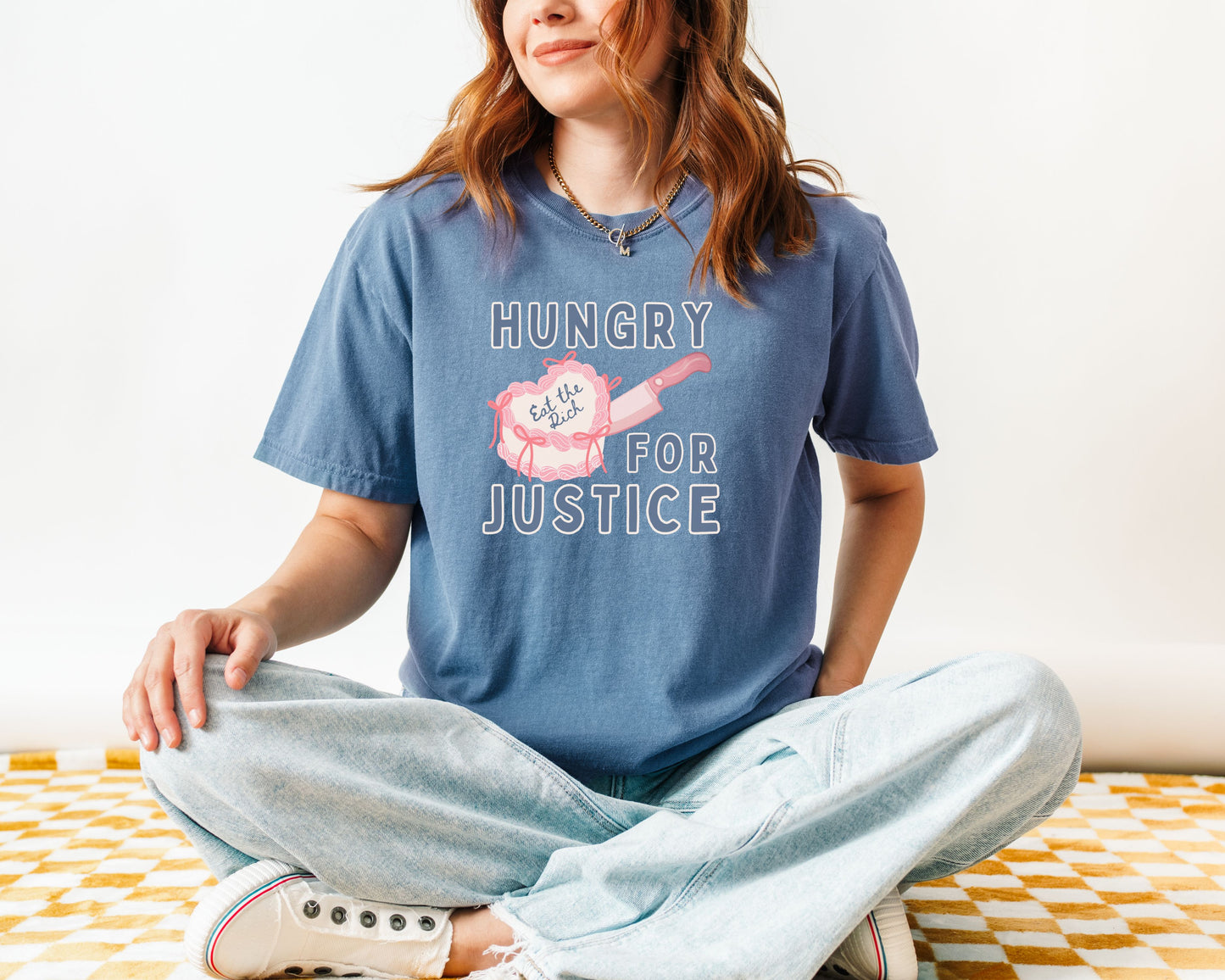 Hungry For Justice Eat The Rich Comfort Colors Tee Shirt