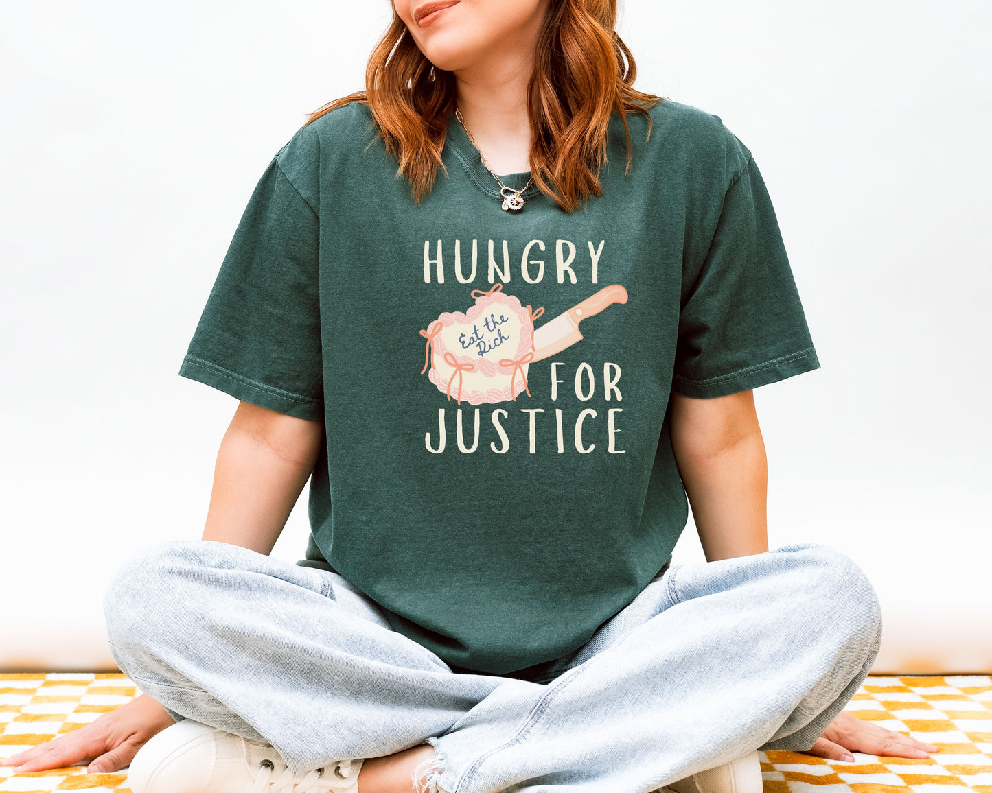 Hungry For Justice Eat The Rich Comfort Colors Tee Shirt