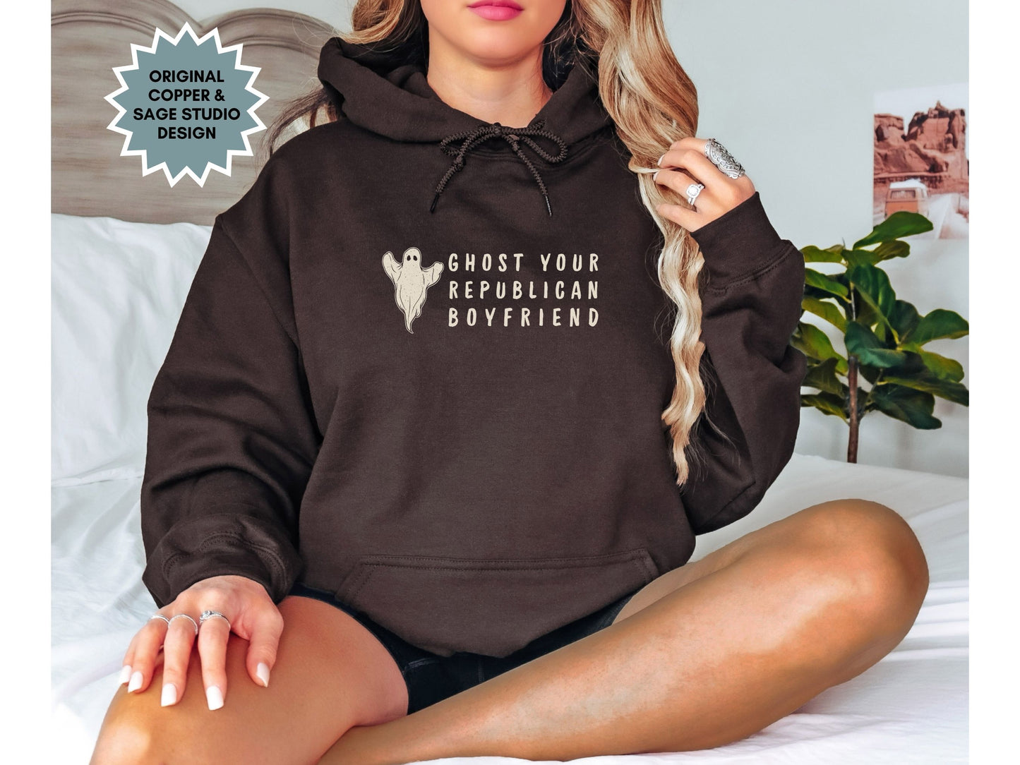 Ghost Your Republican Boyfriend Halloween Hooded Sweatshirt