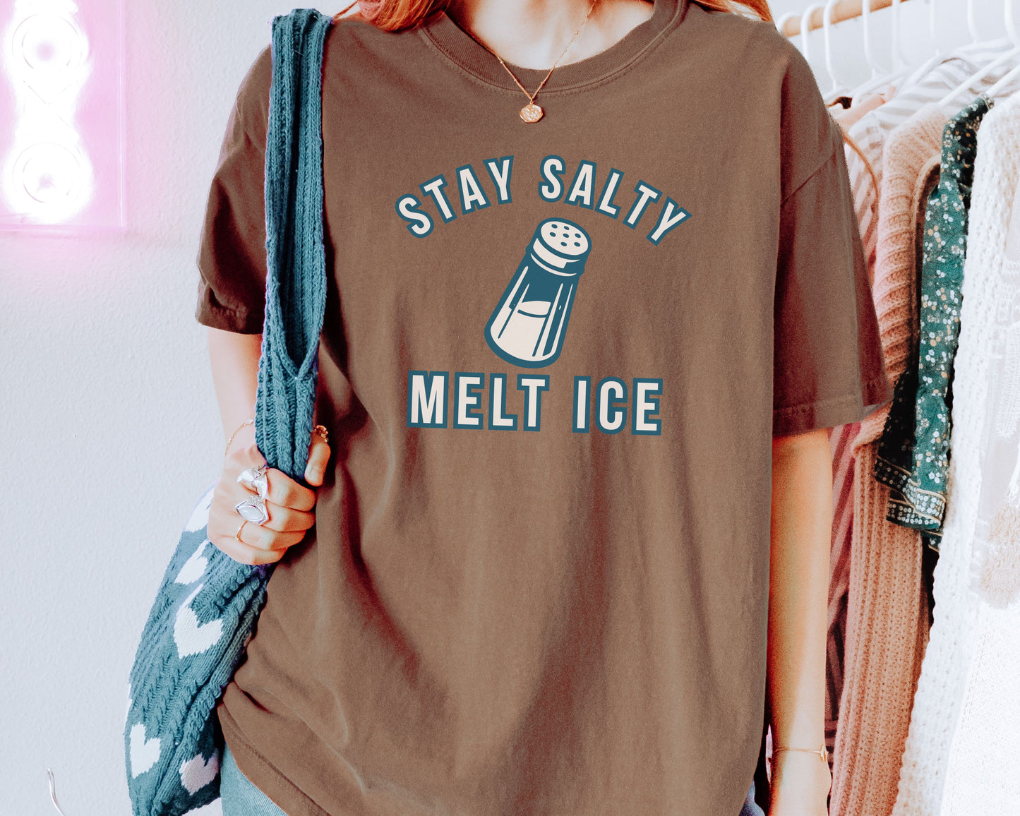 Stay Salty Melt Ice Comfort Colors Tee Shirt
