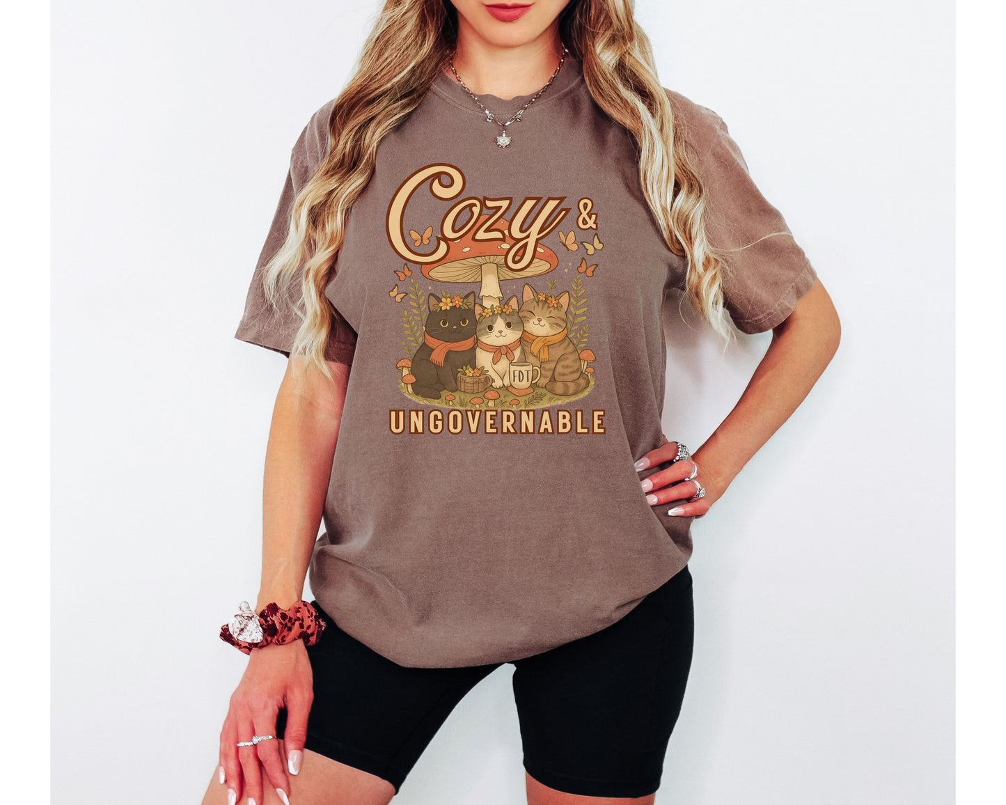 Cozy & Ungovernable Cat FDT Clean Fuck Trump Comfort Colors Shirt
