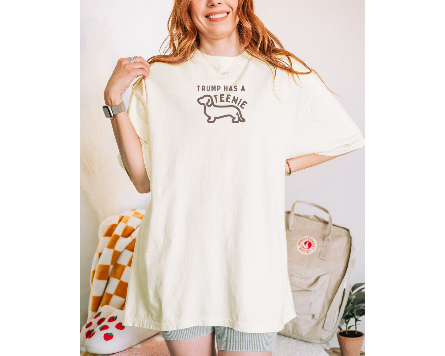 Anti Trump Dauhshund Comfort Colors Tee Shirt