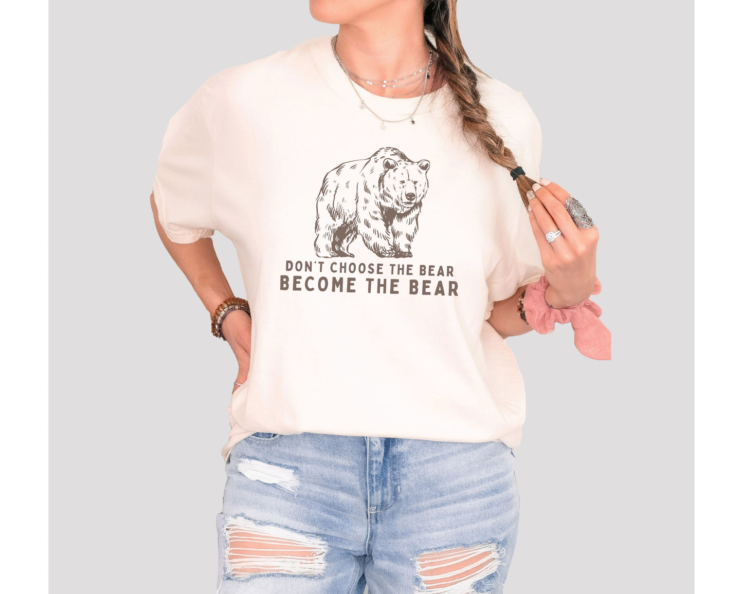 Become The Bear Radical Feminist Comfort Colors Shirt
