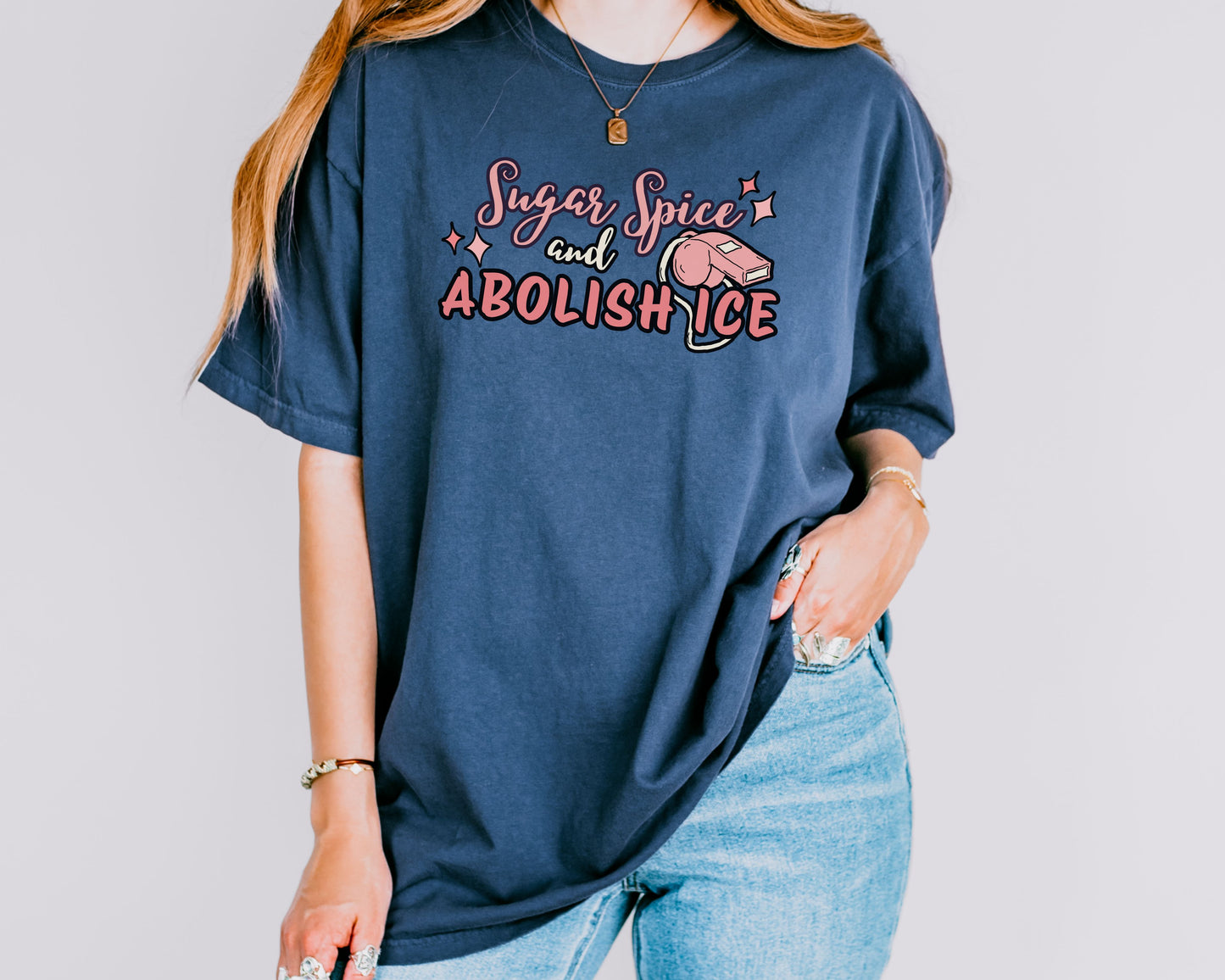 Sugar Spice Abolish Ice Comfort Colors Tee Shirt