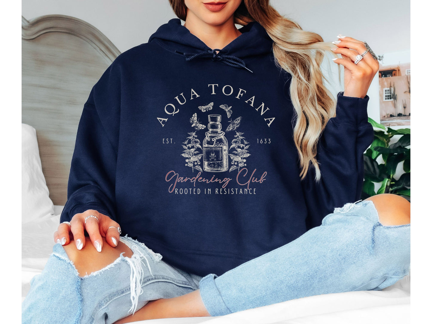 Aqua Tofana Gardening Club Resistance Hooded Sweatshirt